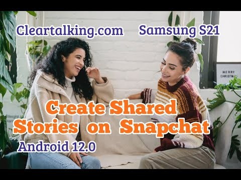 How to Use Snapchat's Shared Stories Feature !!!