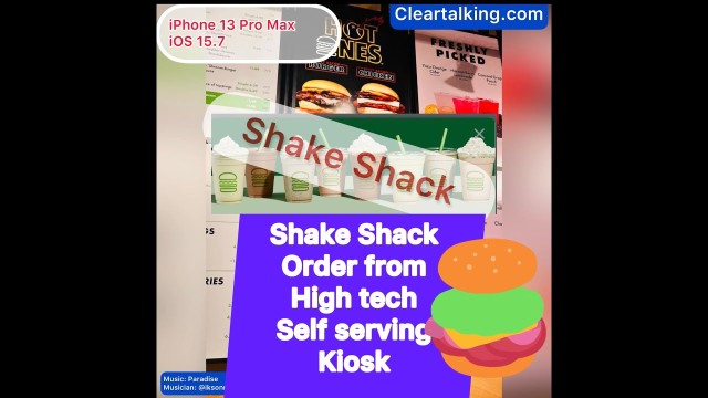 How to order from Shake Shack’s high-tech self service ordering kiosk?