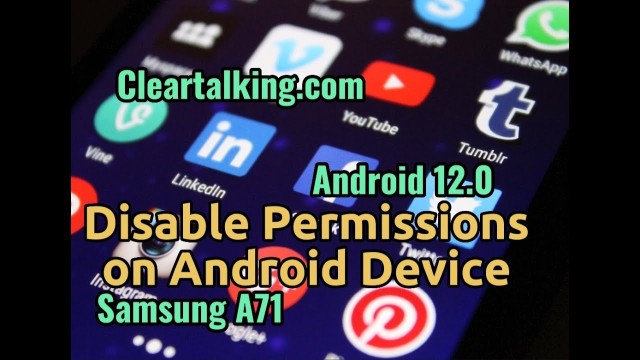How to Disable Permissions in Android?