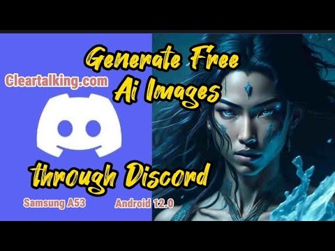 How can you generate AI images through Discord? #android #ai #discord #image