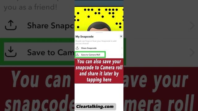 How to share your Snapchat Profile with your Friends?