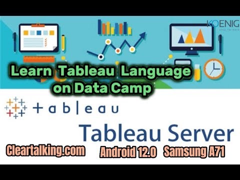 How to Learn Tableau (step-by-step) on Data Camp?