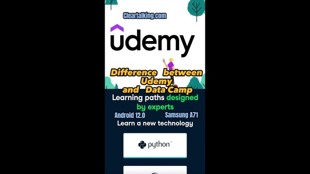Udemy vs DataCamp Online Learning Platform Comparison?