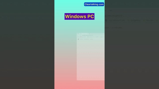 How to bookmark ChatGPT Playground on Windows PC and access from iPhone using Chrome Browser?