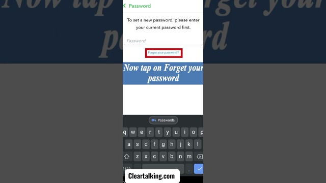 What if you forget Snapchat password? #snapchat #password