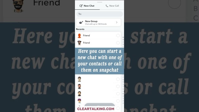 How to Create Group Chats on Snapchat?