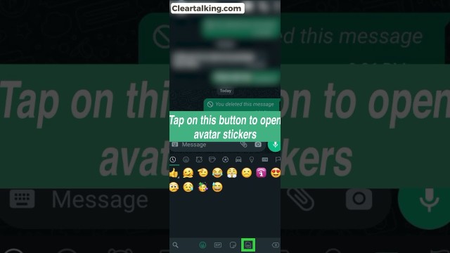 How can you use Custom Avatar Stickers on WhatsApp?