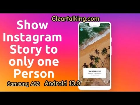 Can you Show Instagram Story with just one Person? #android #instagram #story #reels #hide