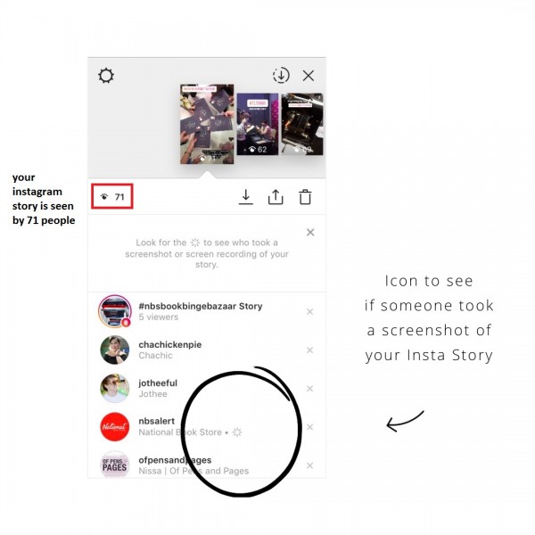 how to check if someone screenshotted your instagram post