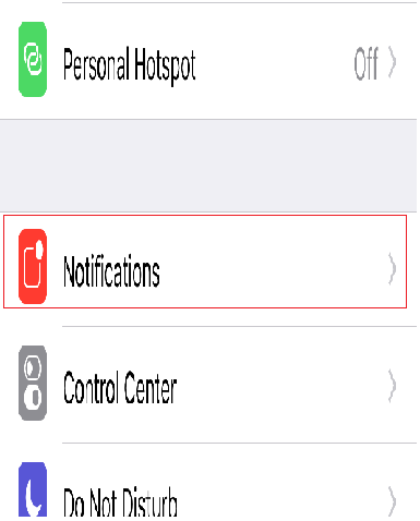 iphone notification